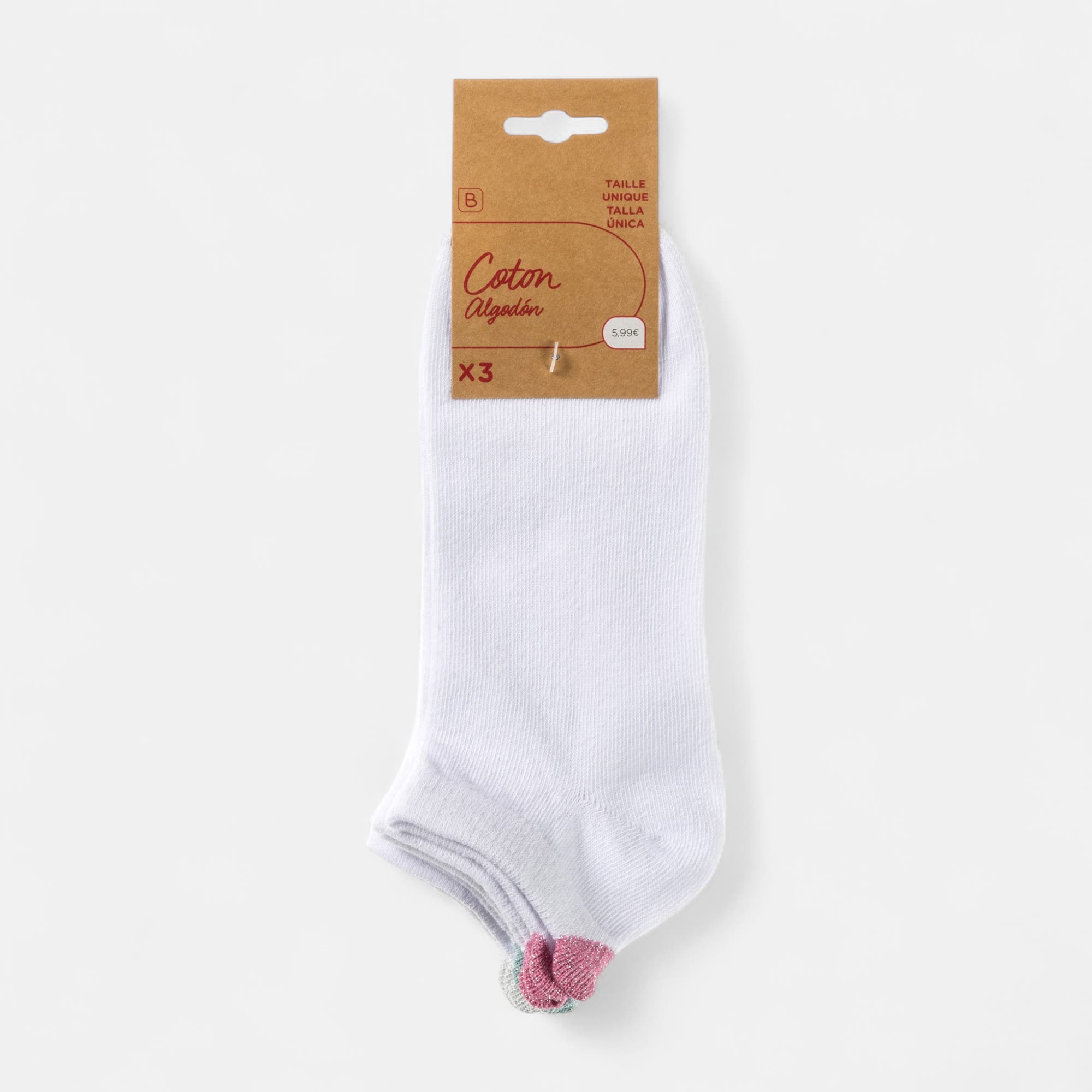 Chaussettes Femme rose