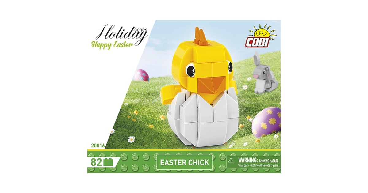 COBIHoliday - Paaskuiken Constructiespeelgoed