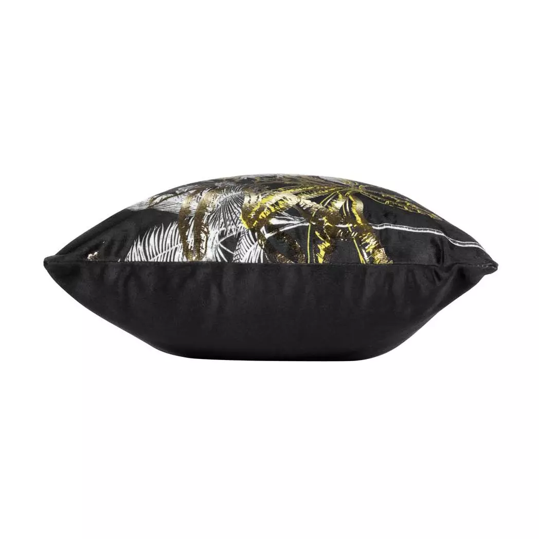 Housse de coussin rectangulaire velours (30 x 50 cm) Feanor Noire
