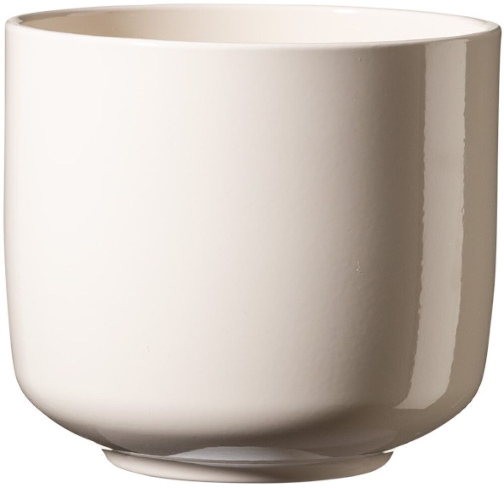 KRUKKE BARI 13 CM KREMHVIT GLANS