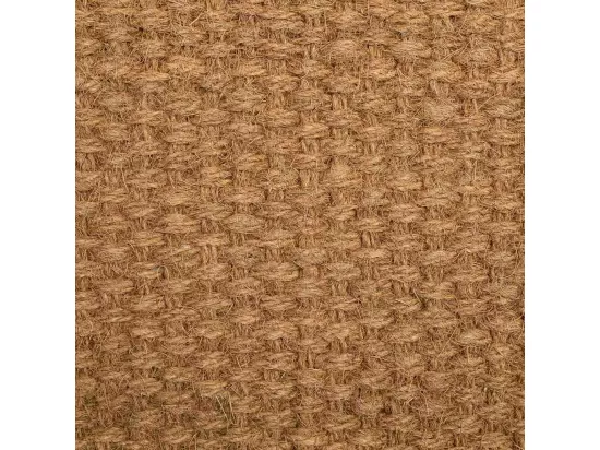Tapis en fibre de coco et caoutchouc marron 40x60