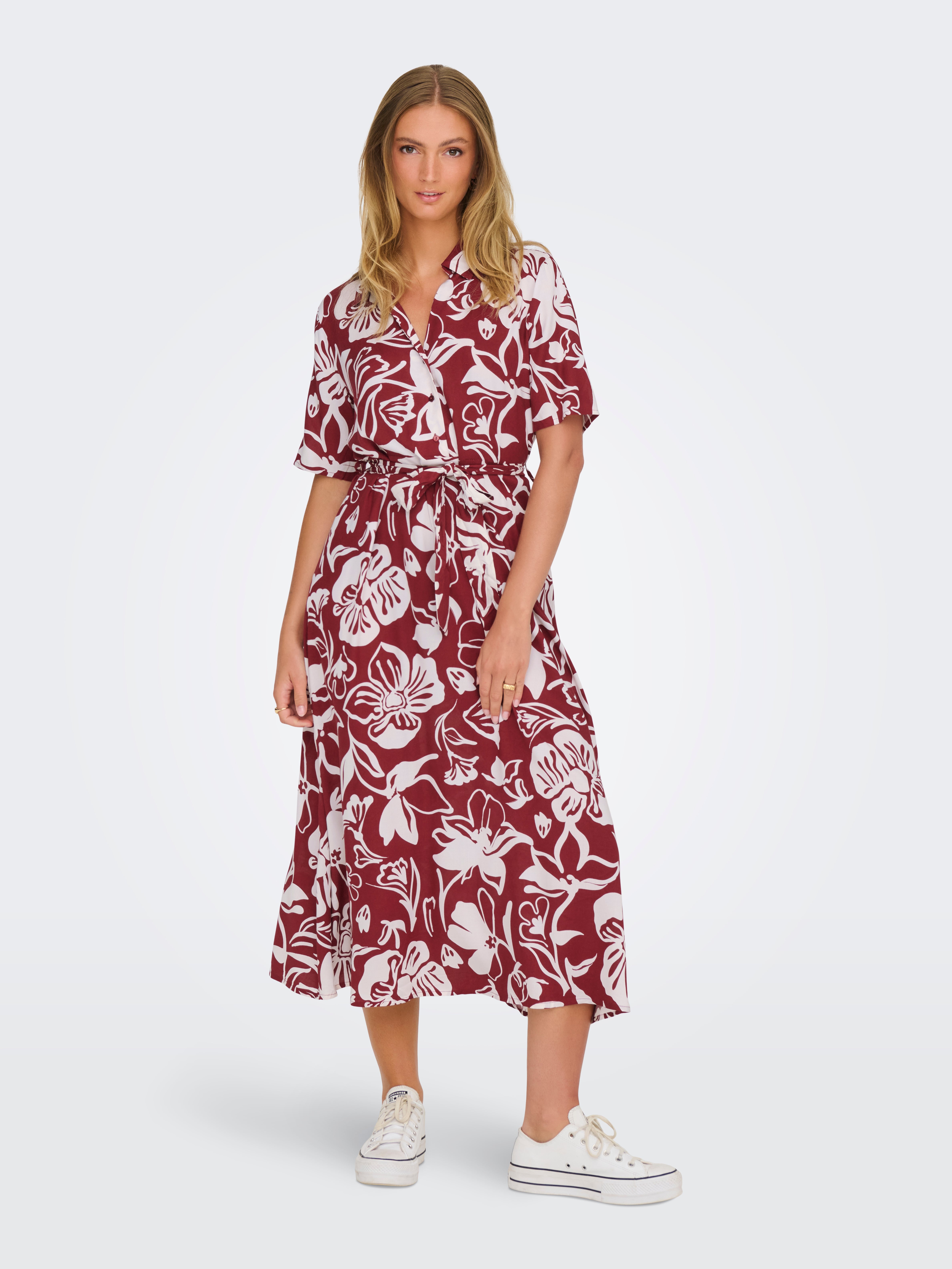 JDYSTAR Midikleid Tibetan Red