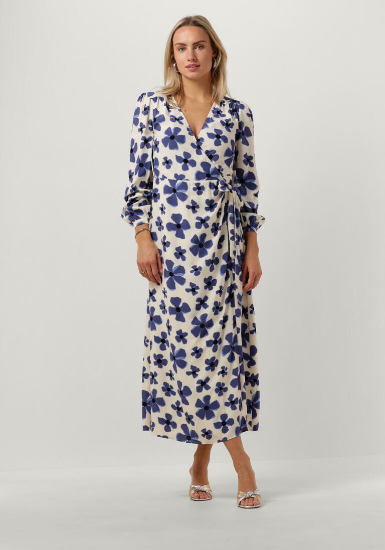 FABIENNE CHAPOT ecru fabienne chapot midi jurk nia dress