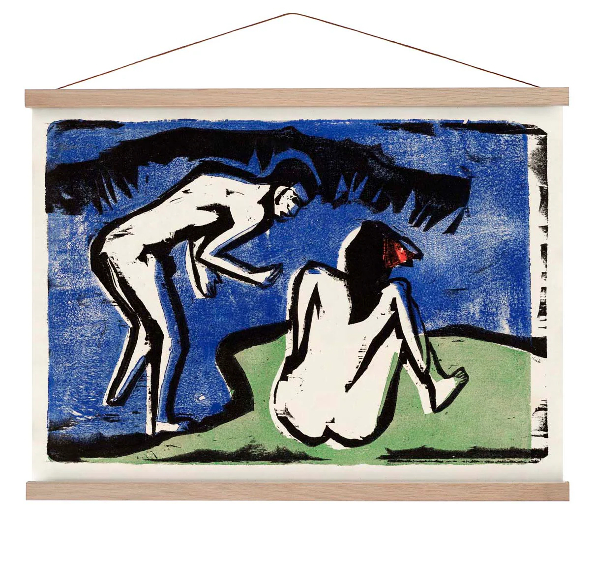 Badendes Paar von Ernst Kirchner