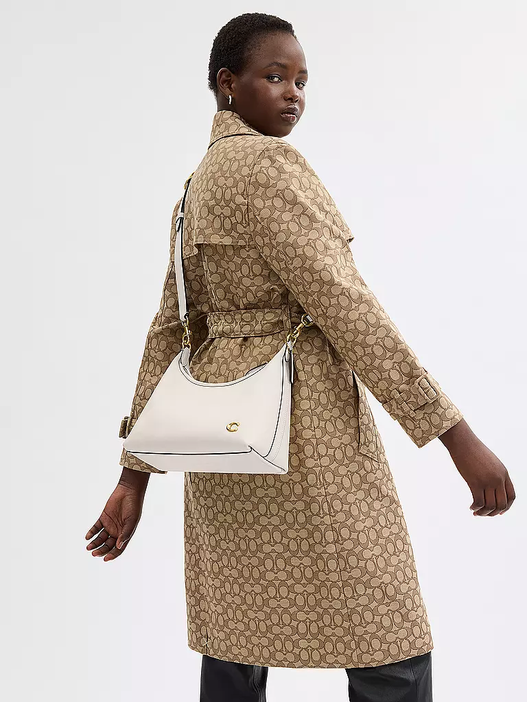 COACH Ledertasche - Hobo JULIET creme