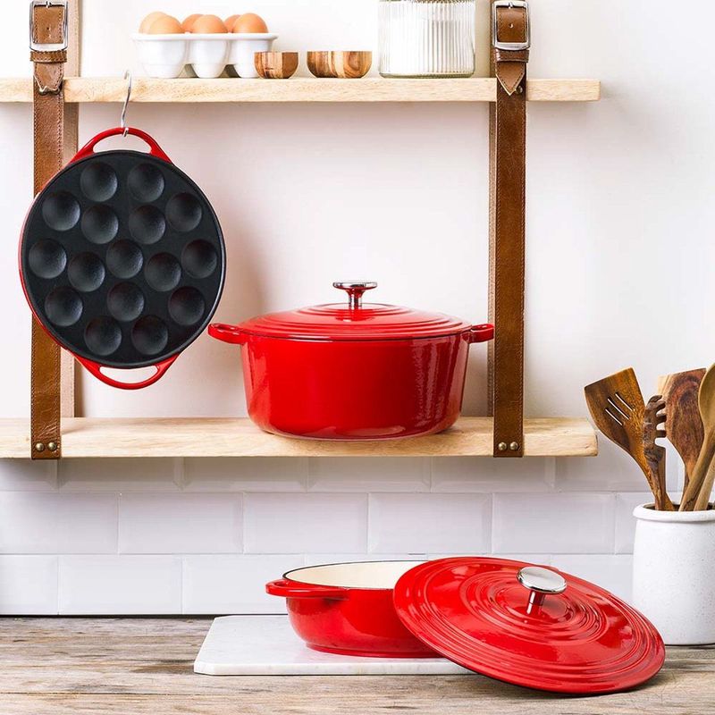 BK - Bourgogne - Geëmailleerd Gietijzer - Olijfgroen - 24cm - 4,2L