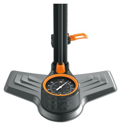 Pompe à Pied SKS Air-X-Plorer 10.0 (Max144 PSI /10 bar) Noir / Orange