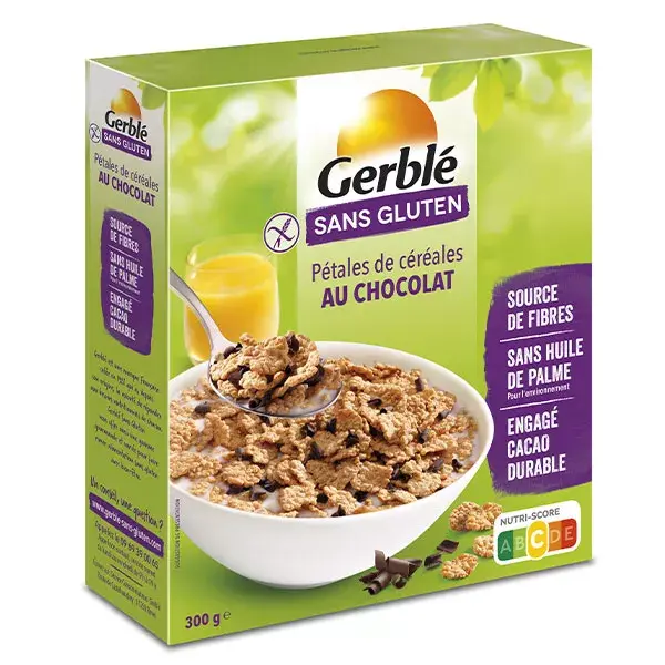 Flocos de Cereal com Chocolate Sem Glúten Gerblé 300g