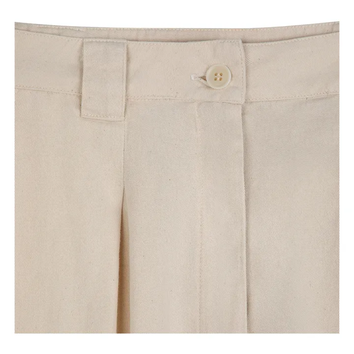 Bobo Choses Pantalon Large à Pinces - Collection Femme  | Ecru