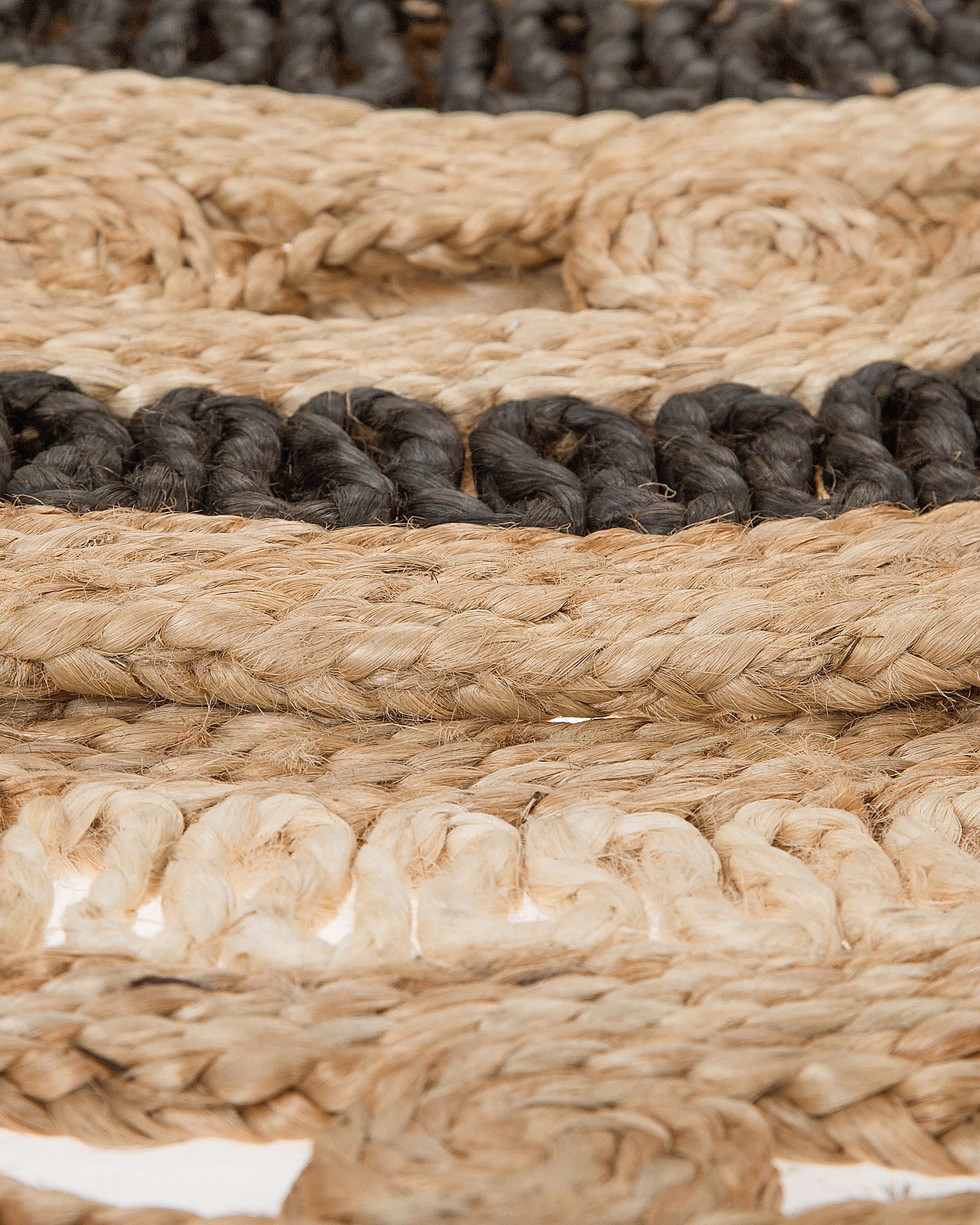 Vloerkleed GOYNE Beige ø 140 cm Jute