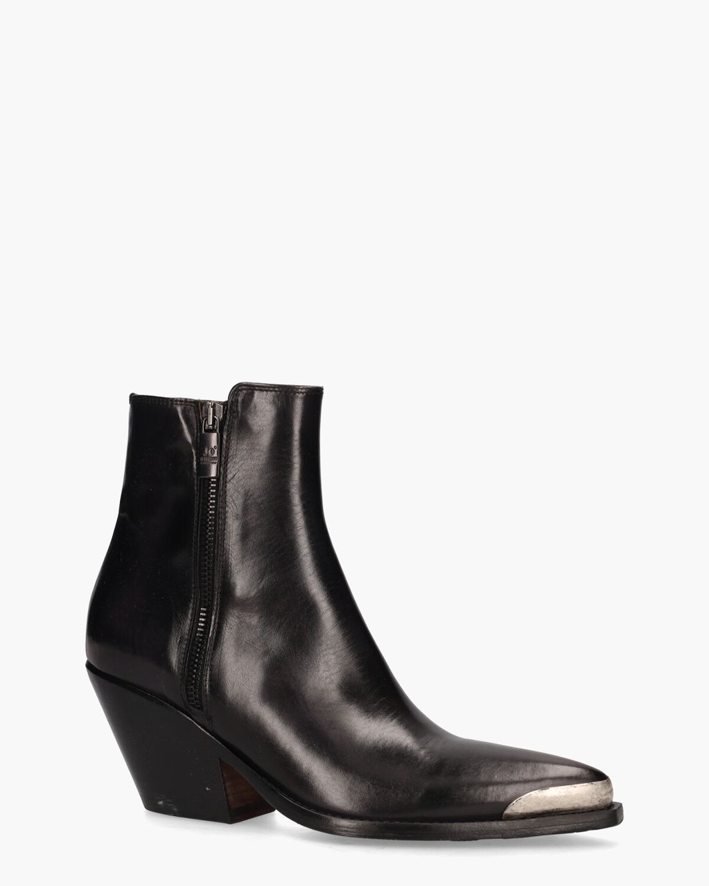 Jo Ghost 4910 Zwart Dames Enkelboots