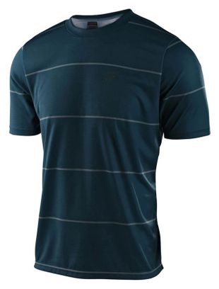 Maillot Manches Courtes Enfant Troy Lee Designs Flowline Light Bleu