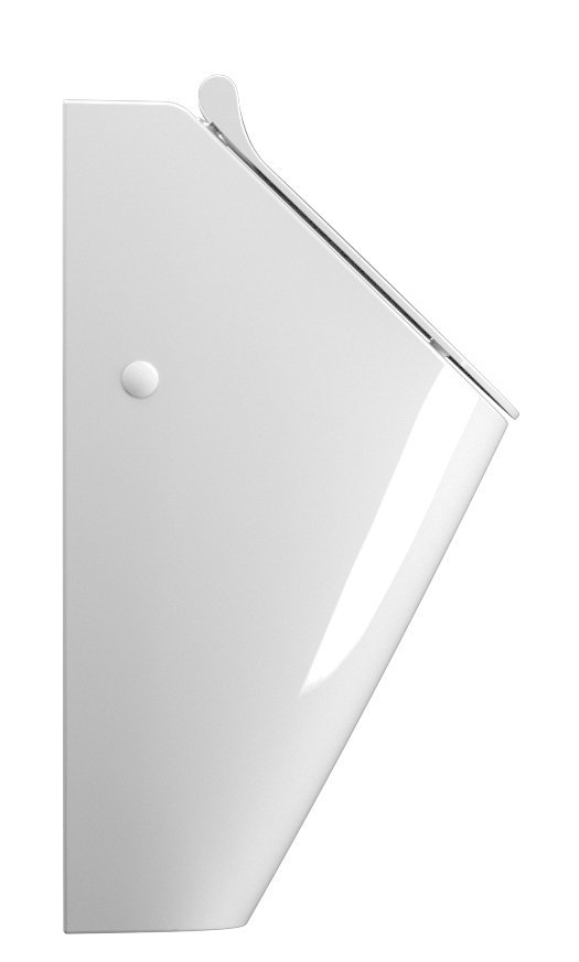 Sapho Sand urinoir met deksel 31x65cm glans wit