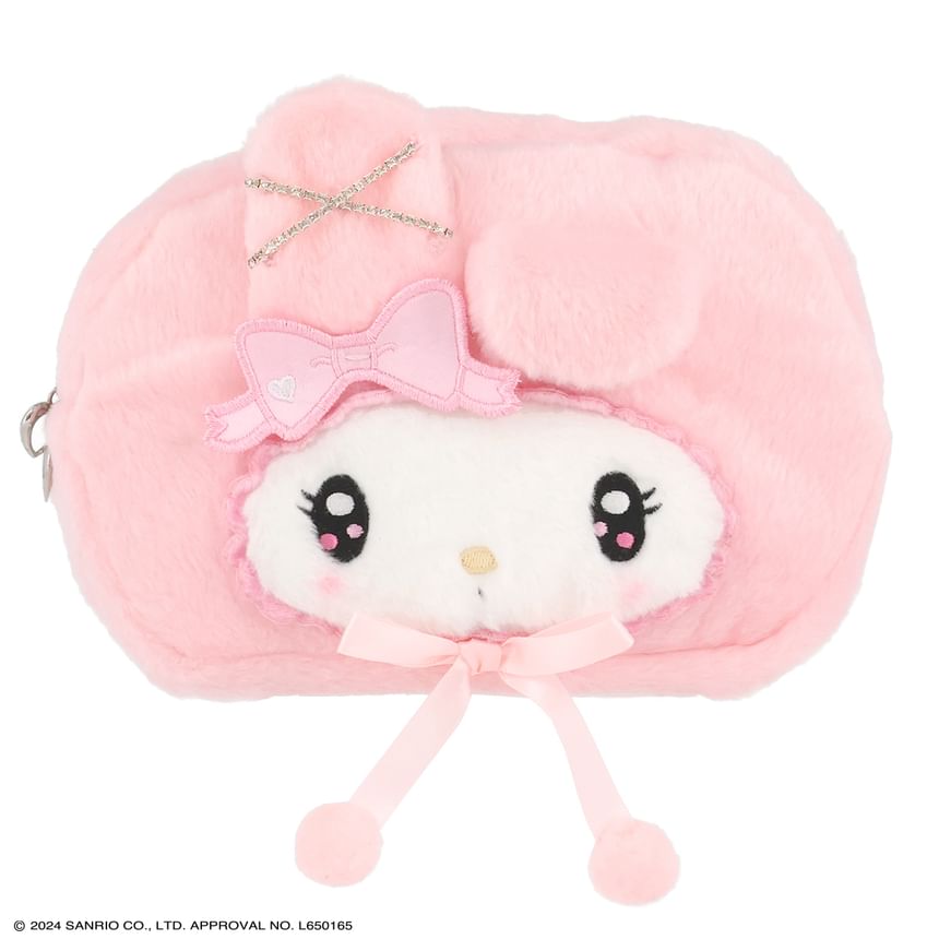 SHOBIDO - My Melody / Kuromi Die-Cut Makeup Bag (Twin Idol-serie)