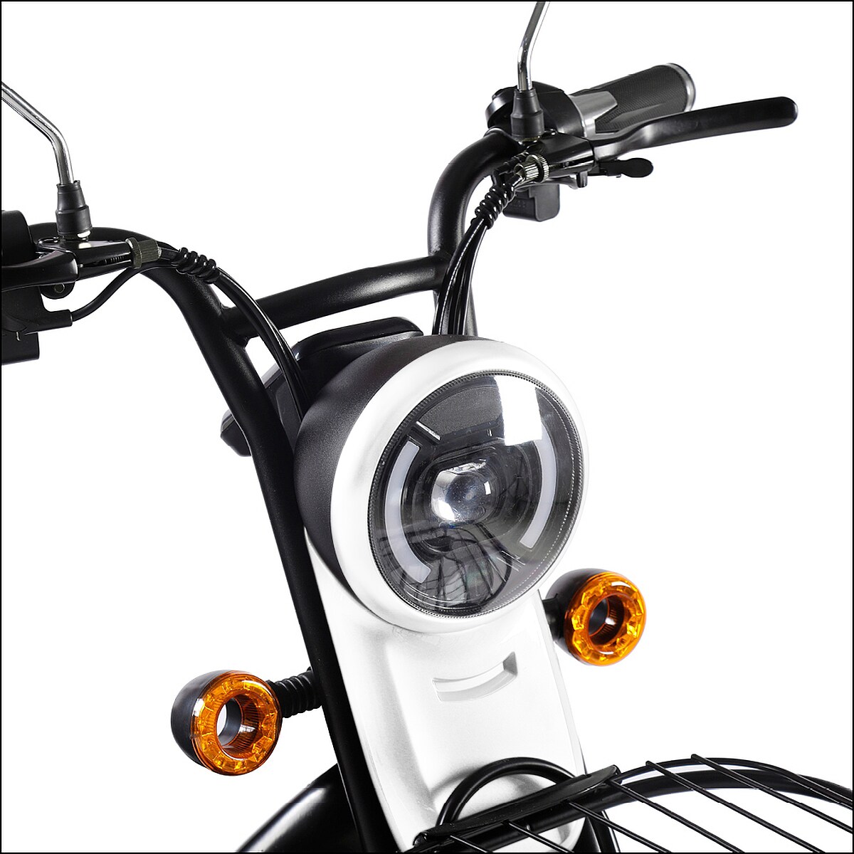 ENEWAY Elektromobil Bari - ETrike - E-Mobil - 3-Rad 6 km/h führerscheinfrei helmfrei weiß