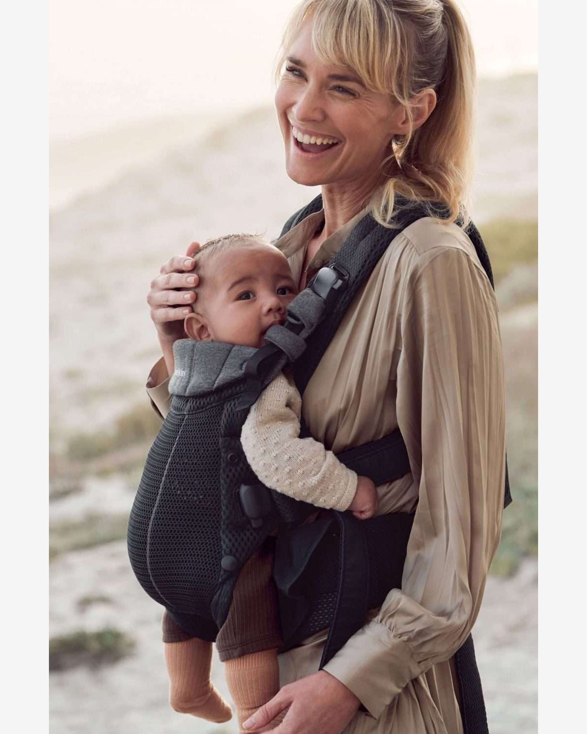 Bæresele Harmony – Front & Rygg – Ekstra Ryggstøtte – Baby Carrier 0-3år