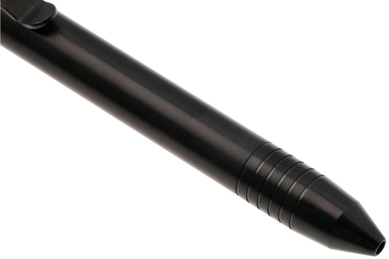 Big Idea Design Base Line Bolt Action Pen BS-BA-DLC Black DLC Titanium, everyday carry pen