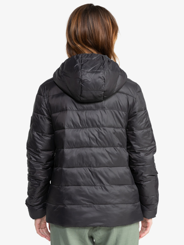 Wind Bliss Hooded Veste matelassée compacte Noir Femme