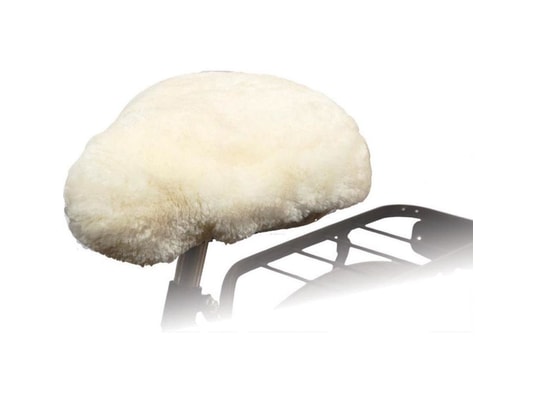 WILLEX - Housse de selle de vélo peau de mouton naturel 30120