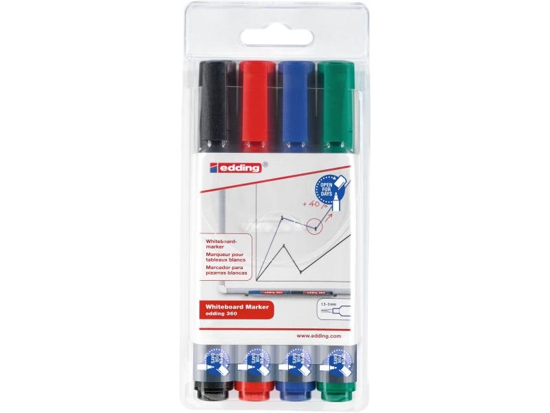 edding Whiteboard-Marker 360 4 Stück 4er-Etui
