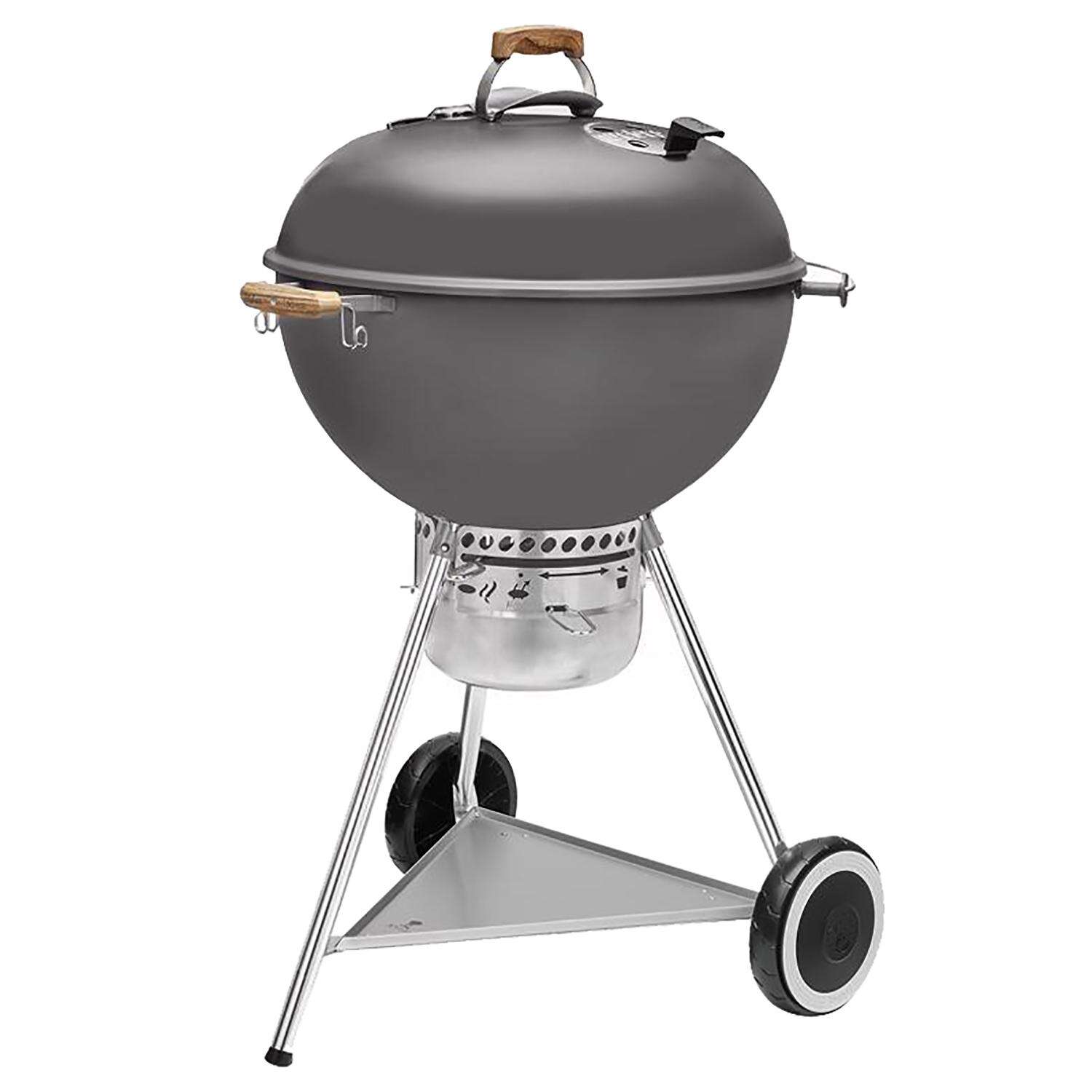 Churrasqueira a carvão Weber Kettle de 22 polegadas, cor cinza Hollywood