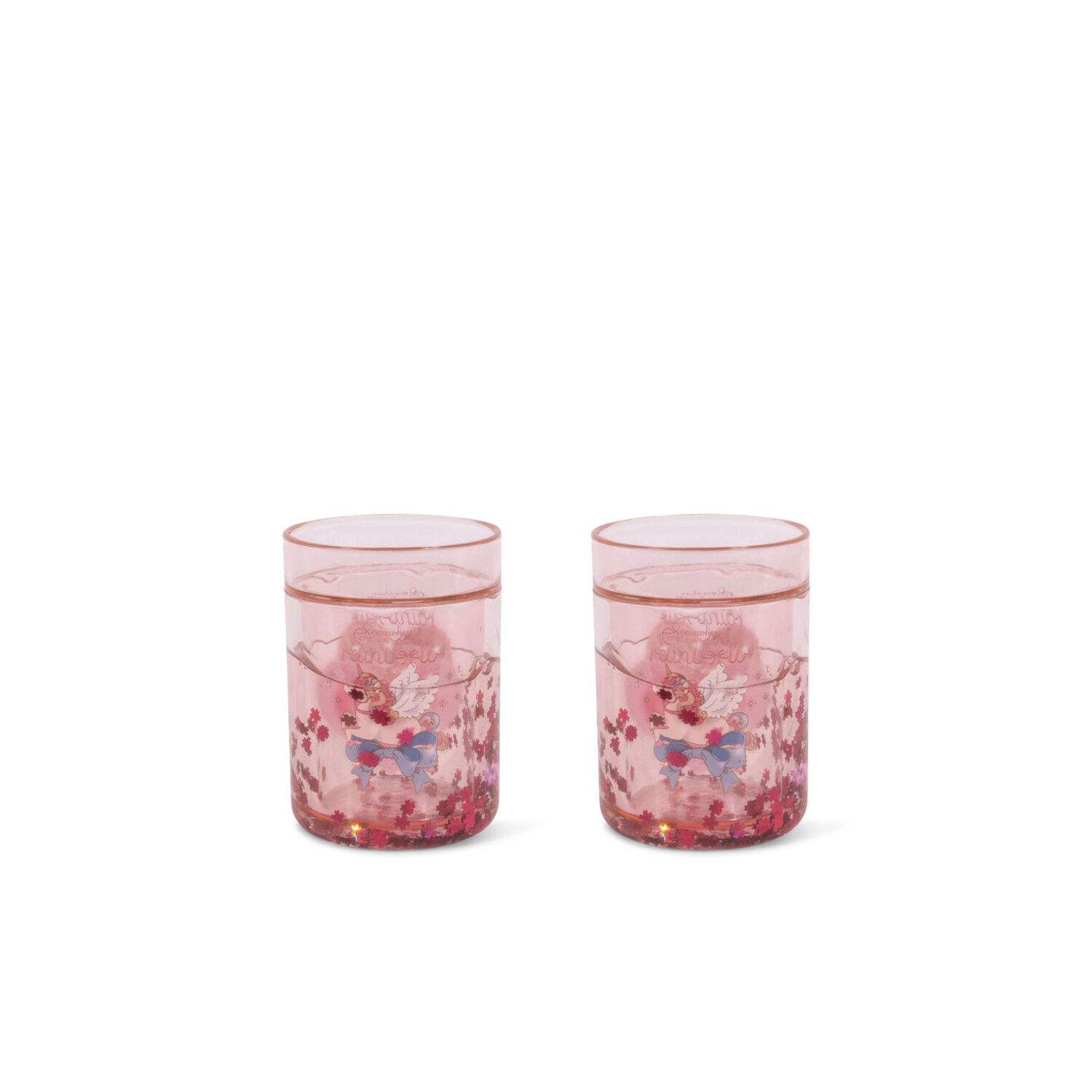 Konges Sløjd | 2 Pack Glitter Cups | Over The Rainbow