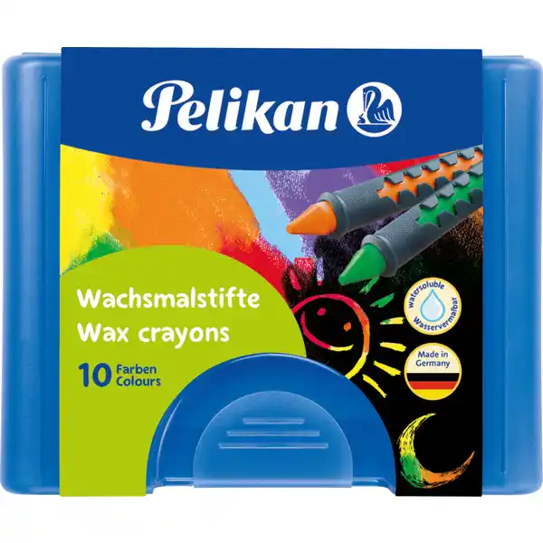 Wachsmalstifte 665 / 10 mit Schiebehülse, 10 Stück