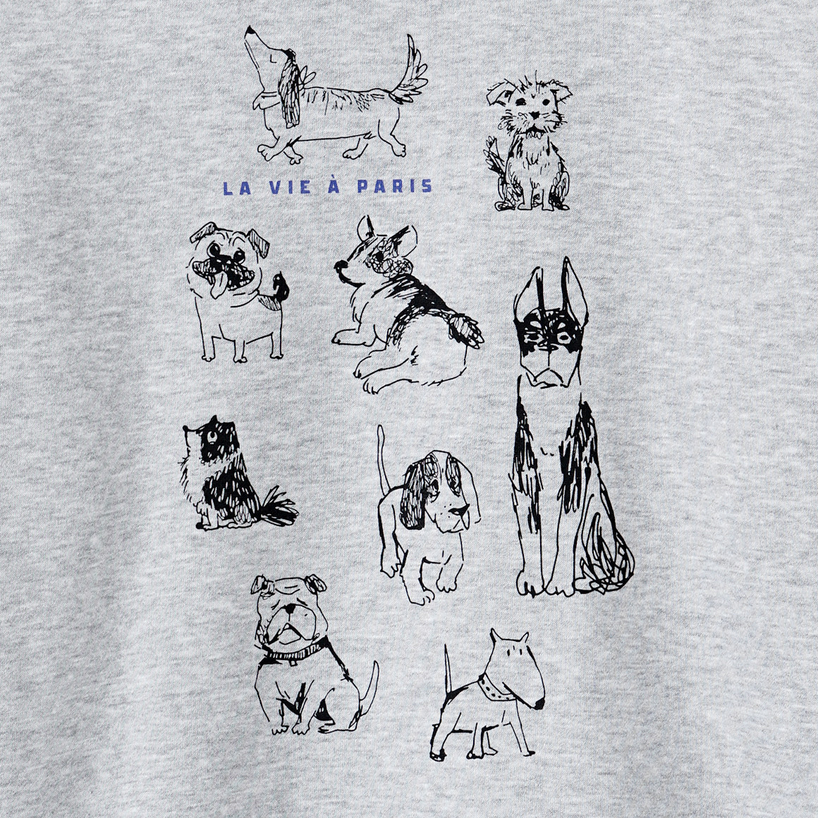 Yigga Jungen Sweatshirt mit Rückenprint hellgrau
