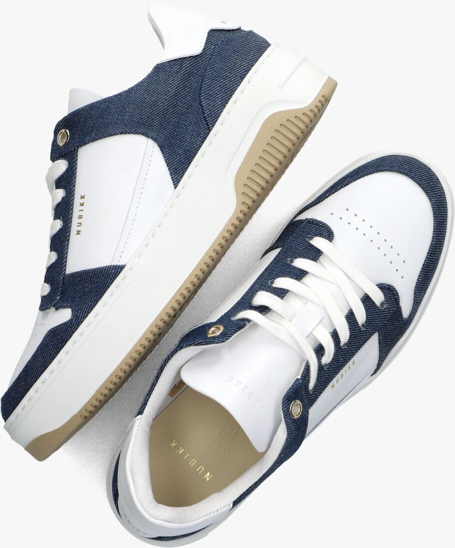 NUBIKK blauwe nubikk lage sneakers basket court