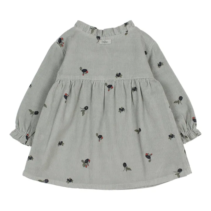Búho Robe Velours Milleraies Forest Bébé | Bleu gris