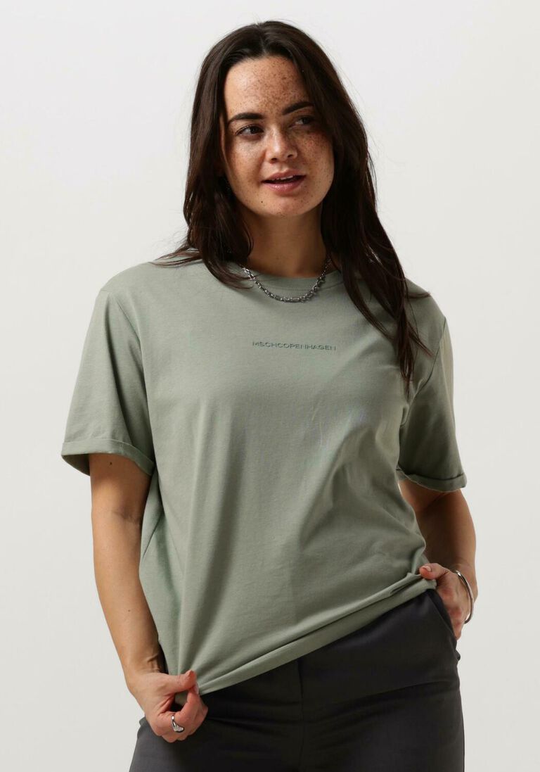 MSCH COPENHAGEN groene msch copenhagen t-shirt mschterina organic small logo tee