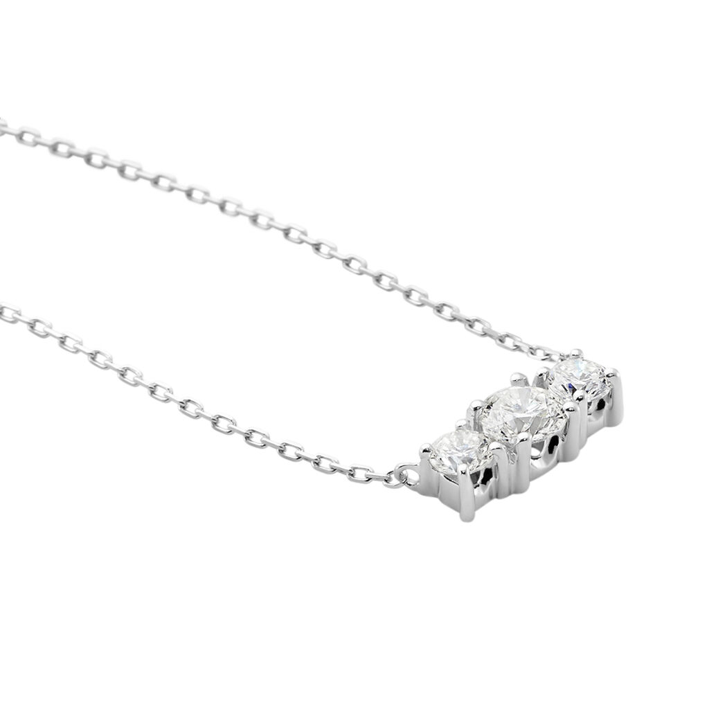 Collier Or Blanc Sabine Diamants