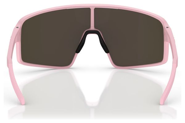 Lunettes Bliz P001S Rose Mat - Ecran Marron/Rose