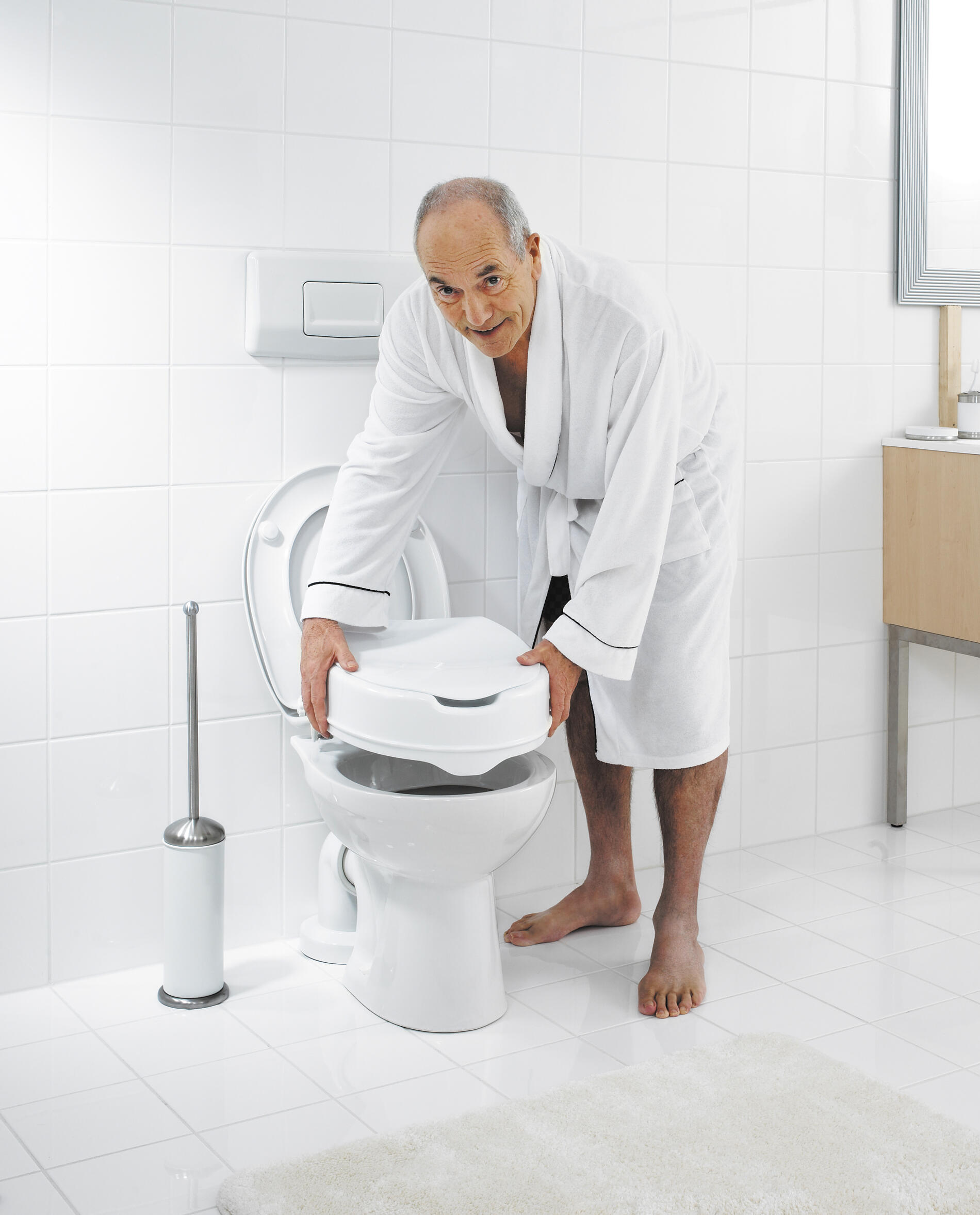 WC-Sitzerhöhung Sam weiß