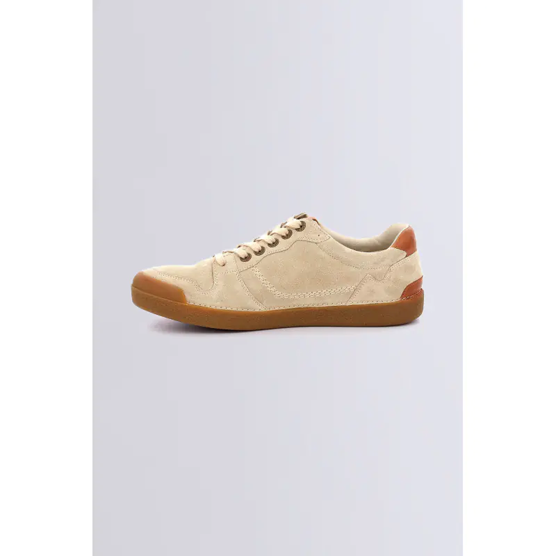 Kick trigolo Beige/camel BASKETS BASSES Cuir Homme