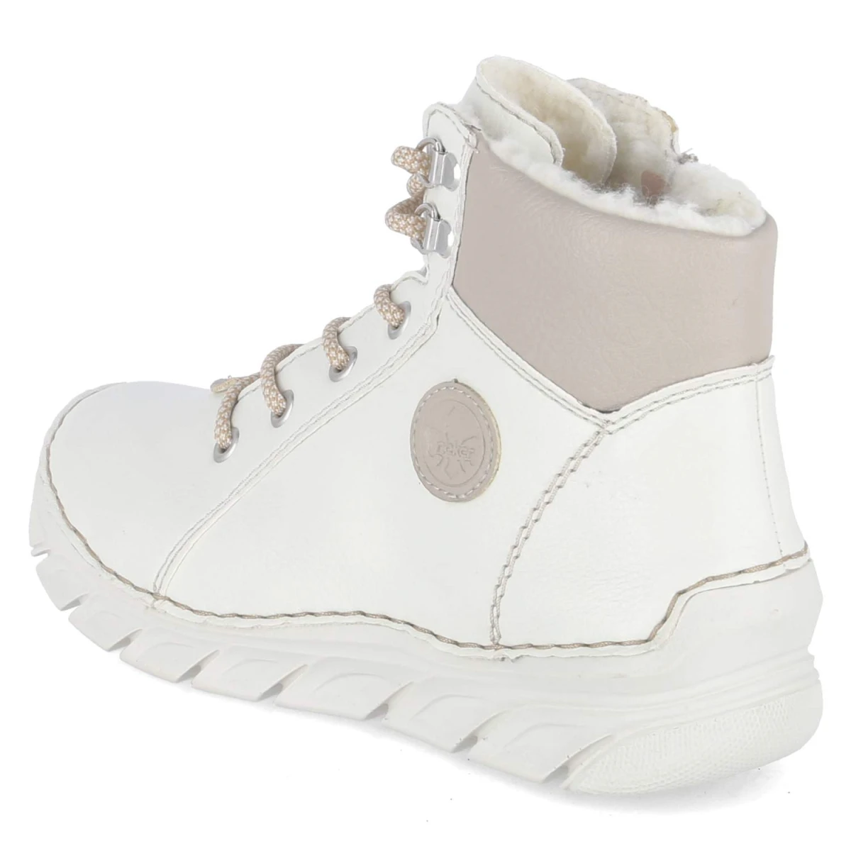 RiekerSchnürstiefeletten - WEISS
