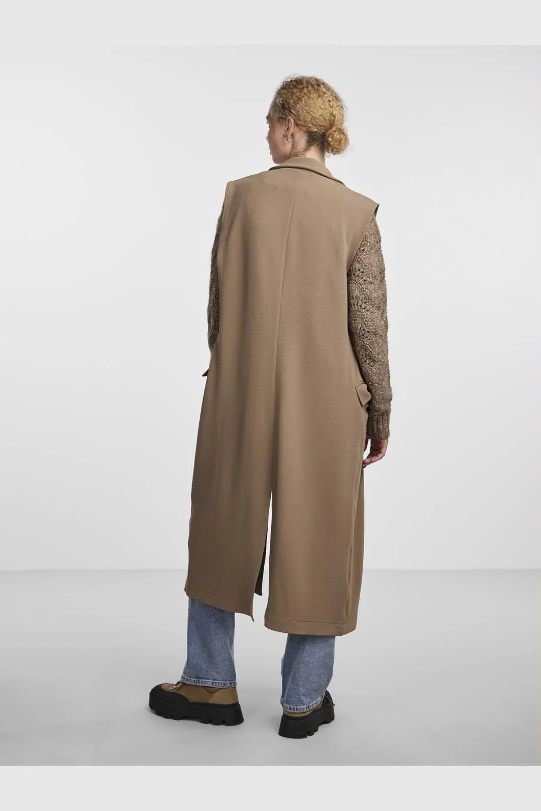 Pieces Pcjana Long Vest