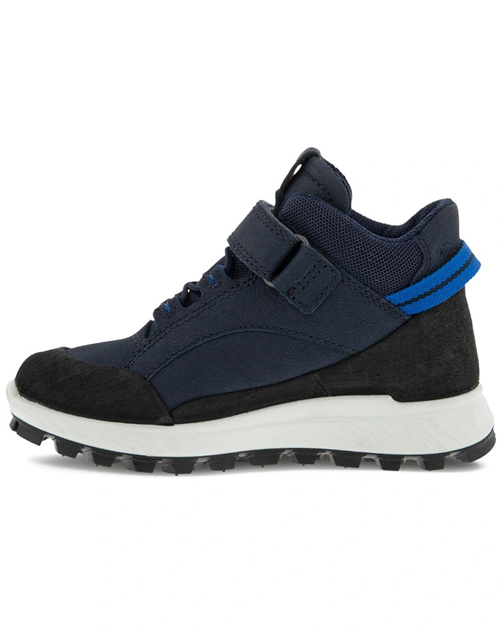 Leder-Klettstiefel EXOSTRKids gefüttert in black/night sky