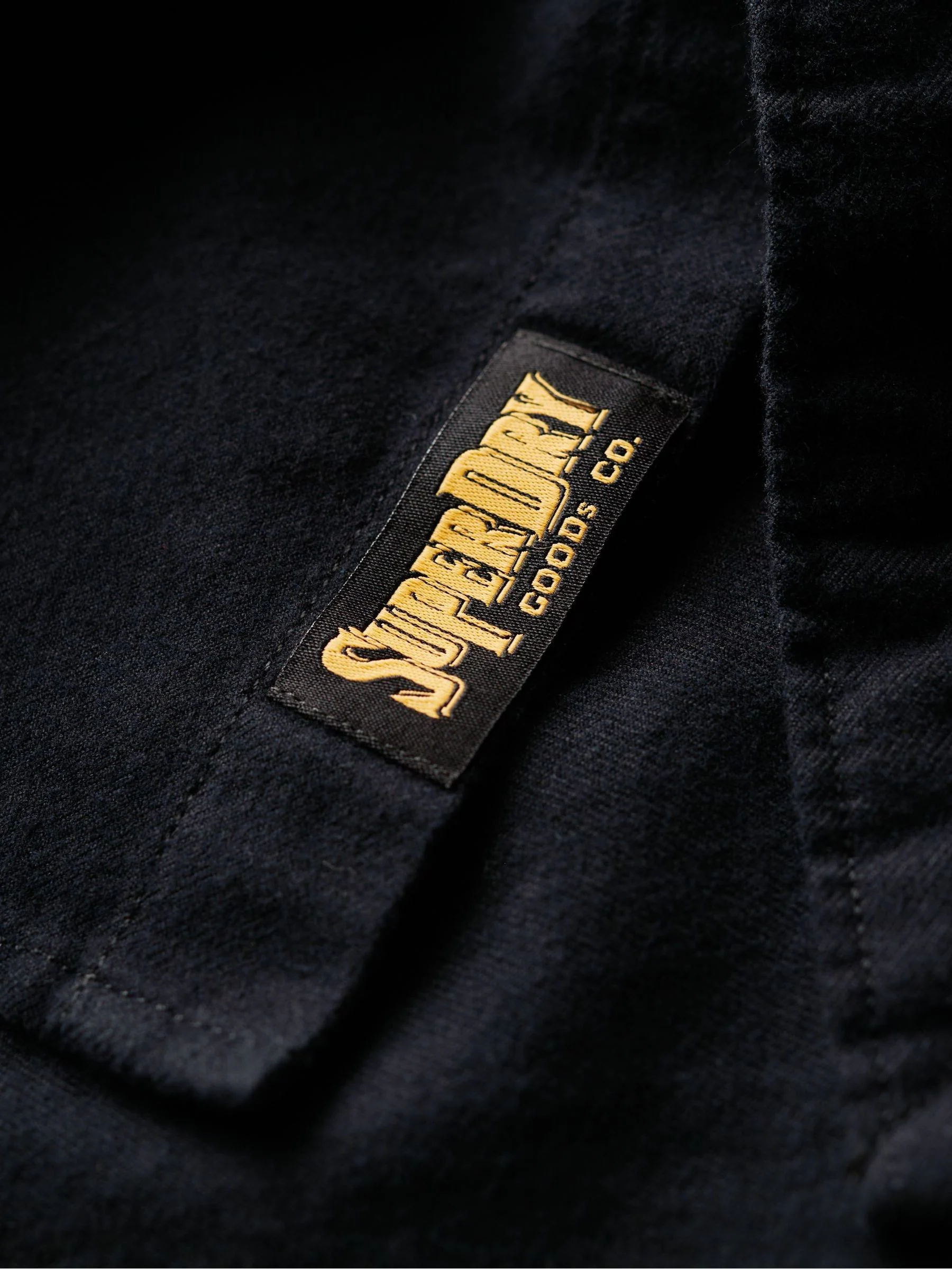 Zwart - Superdry Trailsman overhemd met relaxte pasvorm