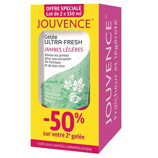Jouvence de l'Abbé Soury Pacote de 2 Circulação Ultra Fresh Jelly 150ml