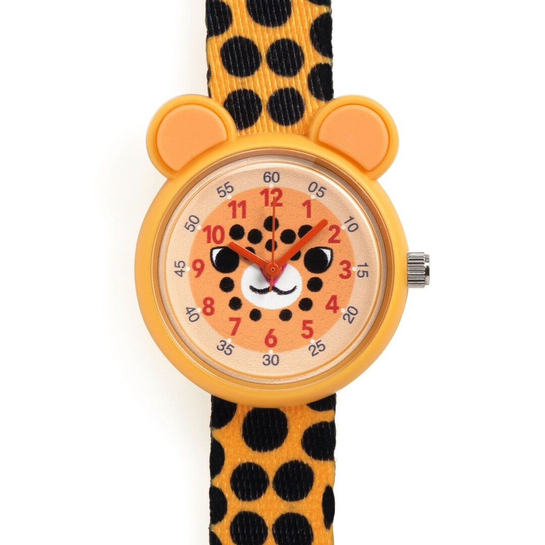Djeco kinderhorloge - cheetah