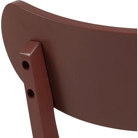 Roxby spisebordsstol - lakeret terracotta