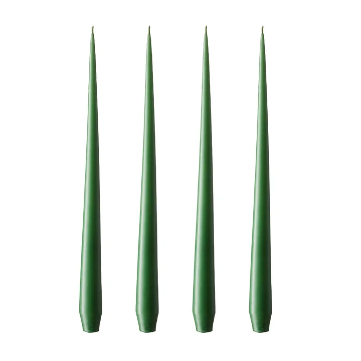 ester & erik - Peitschenkerze, 32 cm, No. 62, cut grass / matt (4er-Set)