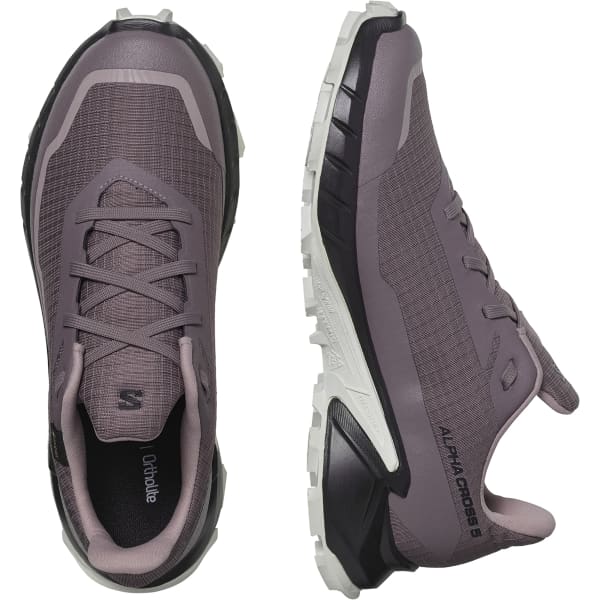 Chaussure trail SALOMON ALPHACROSS 5 GORE-TEX W MOONSCAPE/BLACK/WHITE