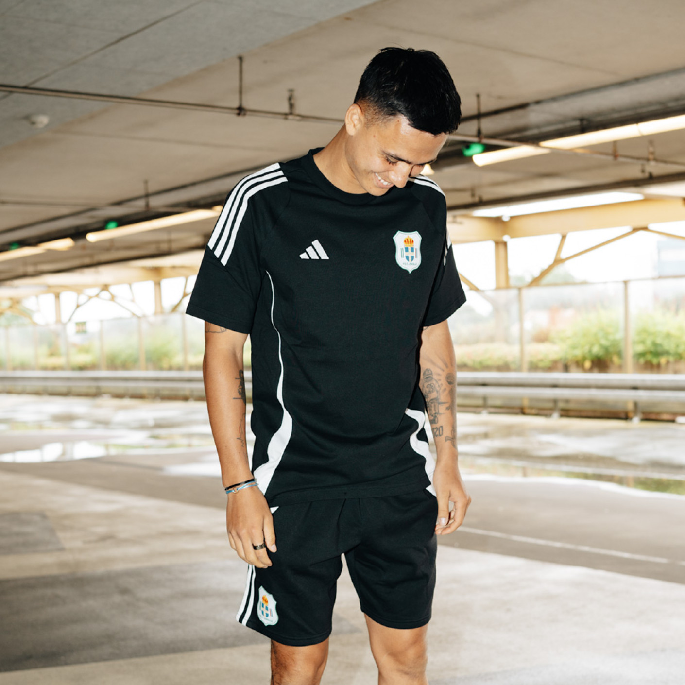 Adidas PEC Zwolle Lifestyle T-Shirt 2024-2025 Zwart Wit