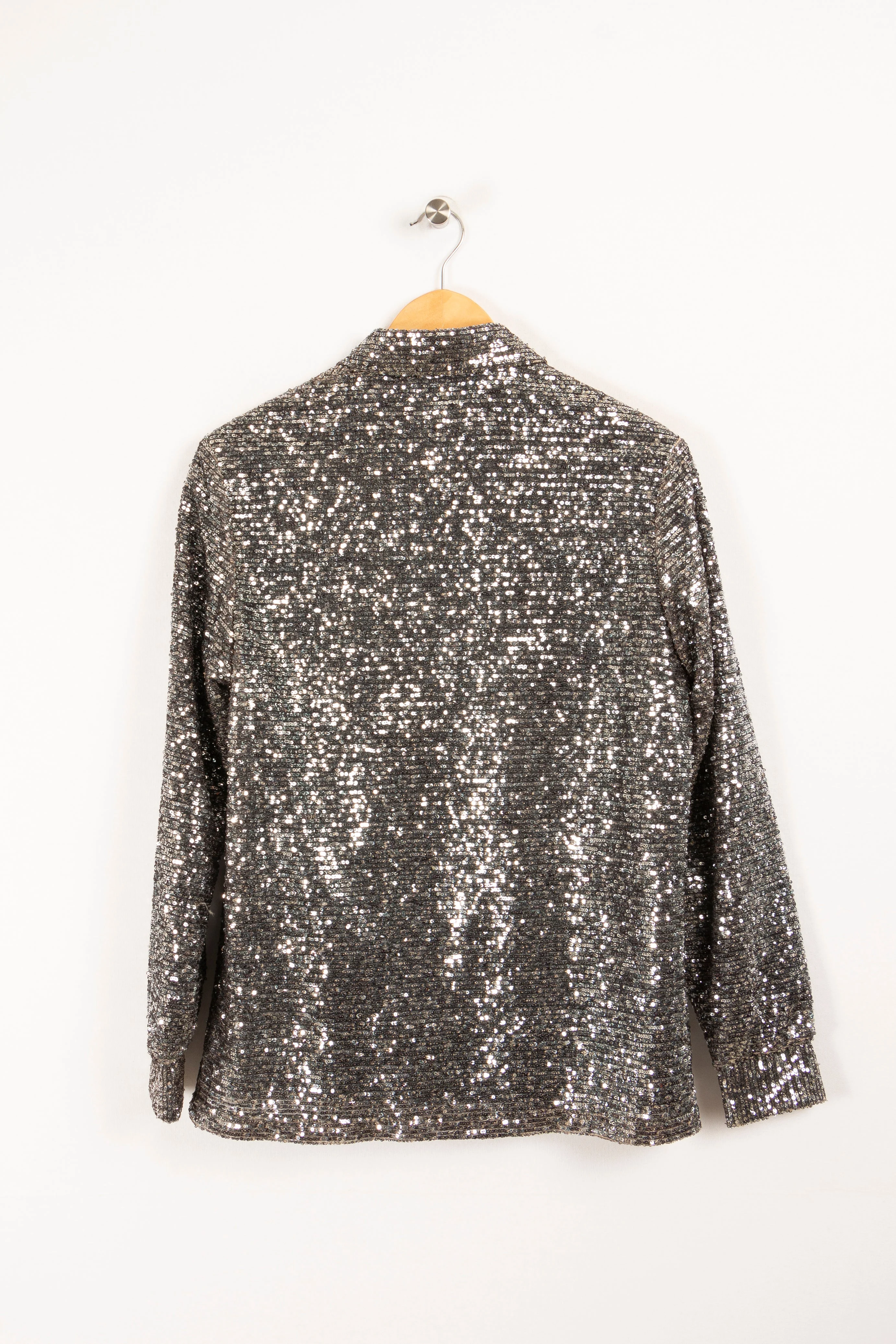 Veste à motifs scintillants | Gris