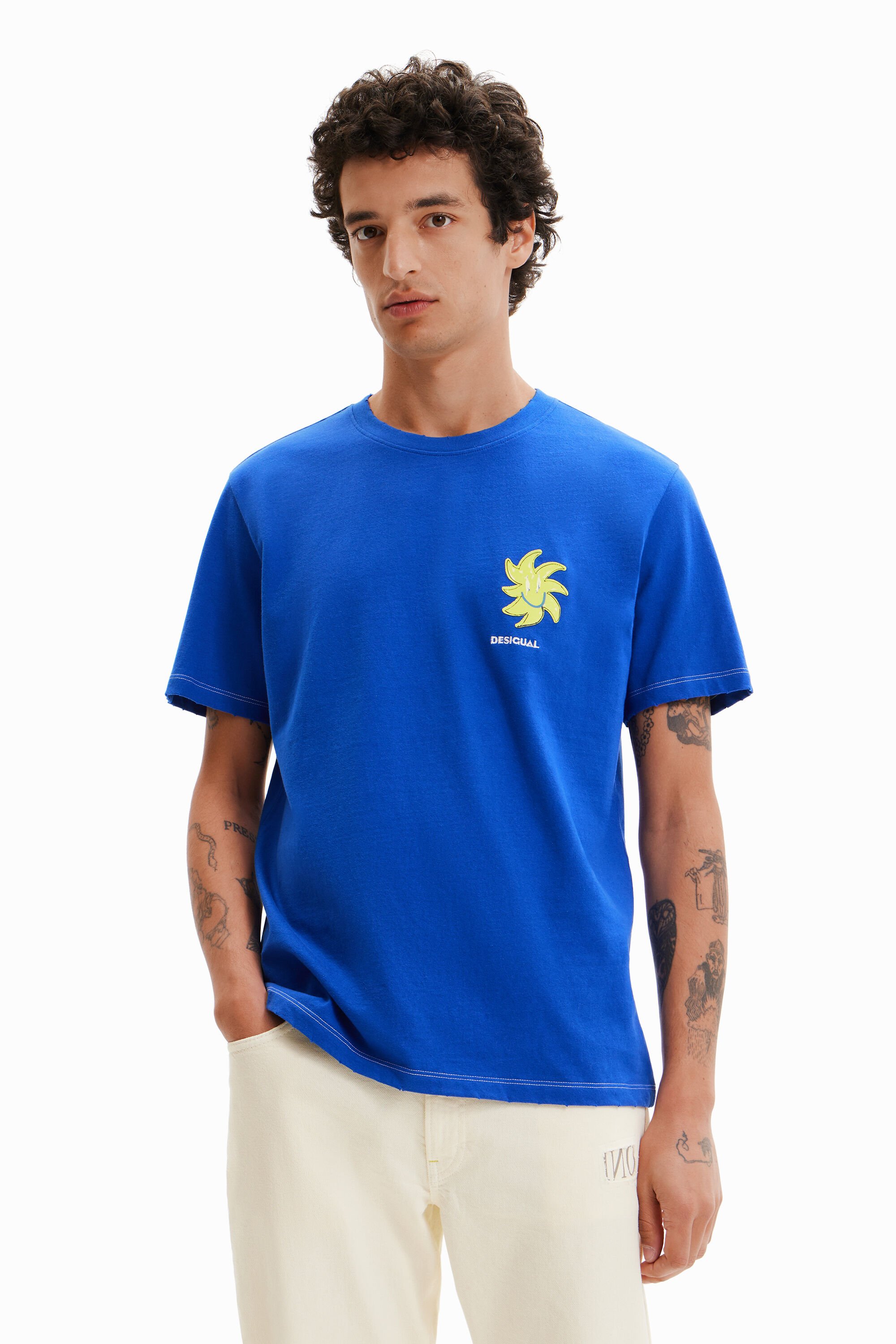 T-shirt manches courtes soleil