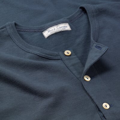 Herrenshirt Jersey Halbarm, Dunkelblau