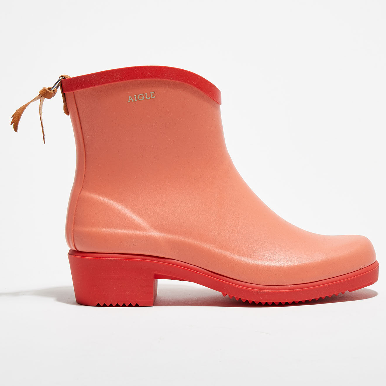 Aigle Boots de pluie en Caoutchouc papaye