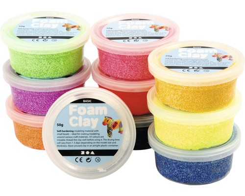 Foam Clay® assortiment 1, 10x35 g